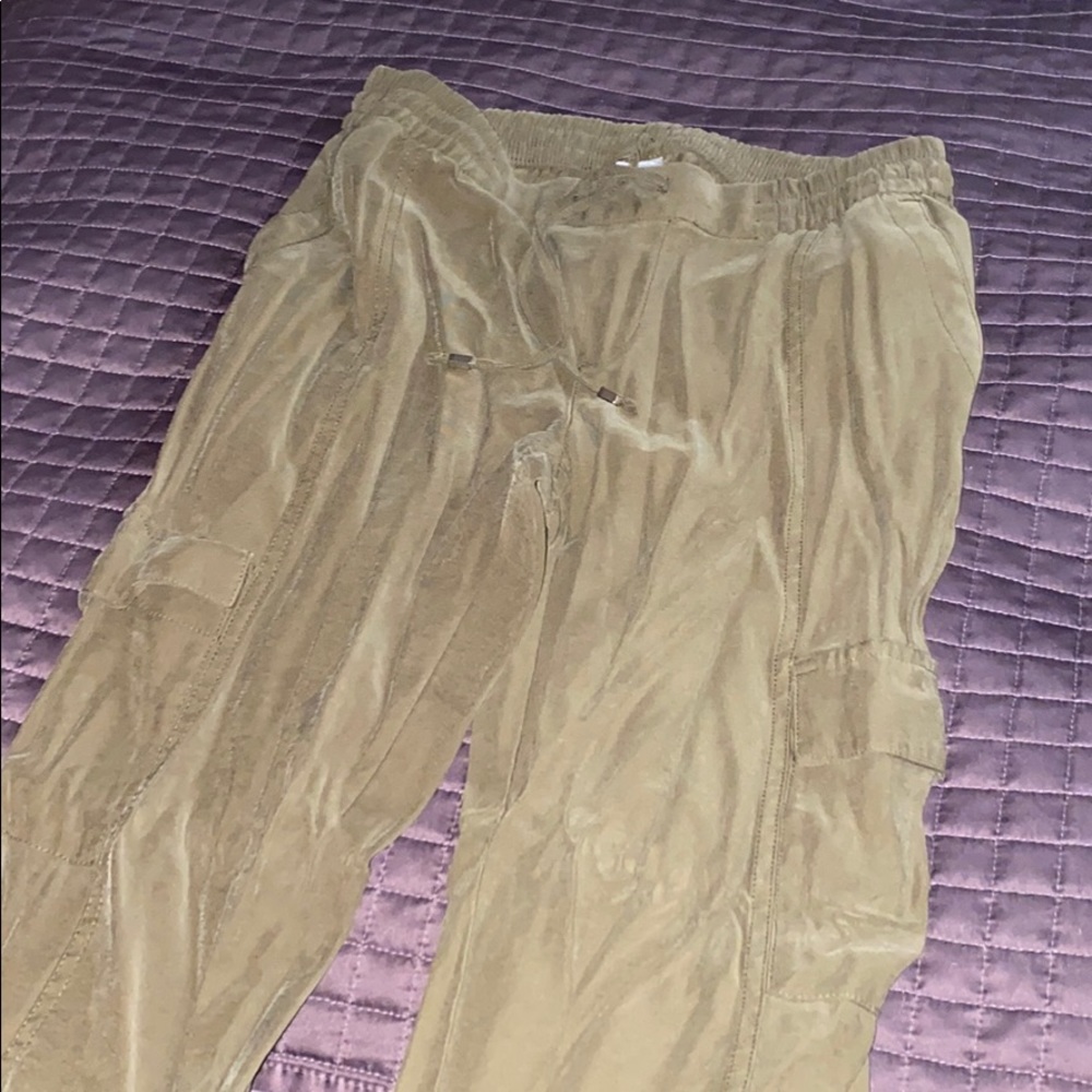 Olive green joggers